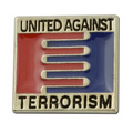 United Against Terrorism Lapel Pin